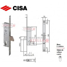 Serratura cisa 46310 - serratura,