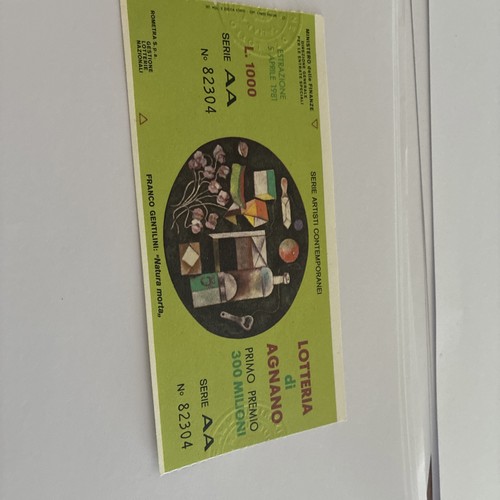 Biglietto lotteria nazionale - biglietto,