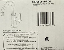 Brizo Kintsu 61306LF-H-PC-L