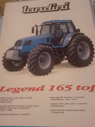 Brochure depliant trattore - brochure,
