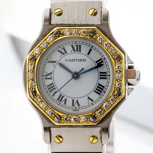 Cartier santos ottagonale - santos,