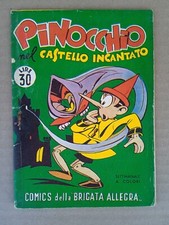 Comics della Brigata Allegra n. 20 Pinocchio nel castello incantato Nerbini 1950