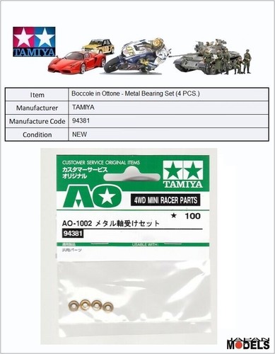 Mini 4wd boccole ottone - 4wd,