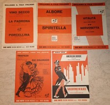 Spartito musicale Balliamo il folk italiano Tanghi Jazz Boogie Due Note Bologna