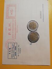 13035 Annullo Meccanico Rosso EMA PEM LIBRERIE ROMA 1981 1961? 