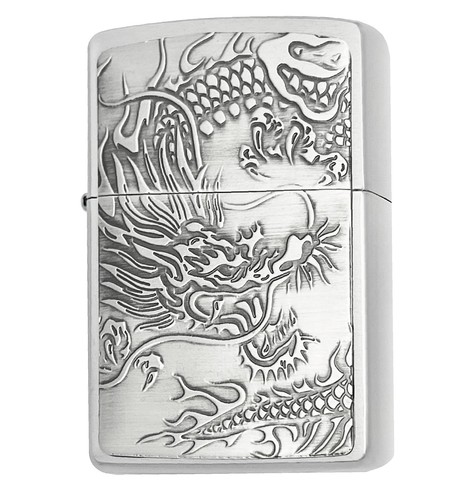 Zippo drago giapponese antico - drago,
