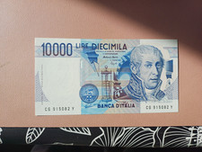 BANCONOTA 10000 LIRE VOLTA