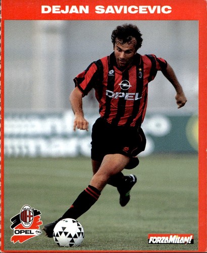 Cartolina calciatori savicevic - calciatori,