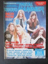 METAL HAMMER 7 1991 SKID ROW VAN HALEN NAPALM DEATH - POSTER AXEL ROSE [G208]