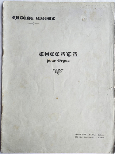 Toccata per organo - toccata,