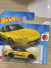 Hot Wheels Mazda MX-5 Miata 1991 1/64 3 Inches Modellino Nuovo In Scatola