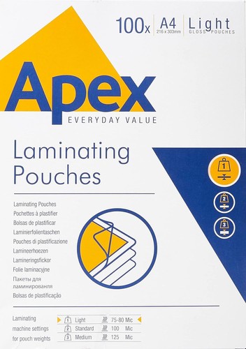 Apex 100 pouches - pouches, a4