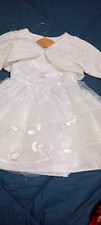 vestito battesimo 1  3 mesi bianco usato solo una volta 