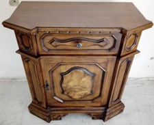 Mobile consolle o porta TV in legno di Noce e Radica