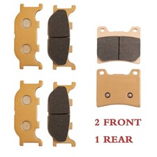 3x Front & Rear Brake Pads For