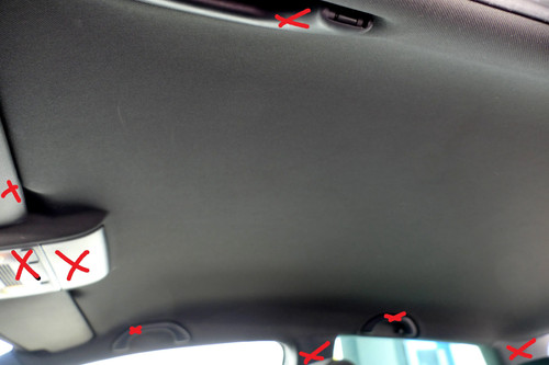 Polo 9n3 cielo interno - vw, 9n