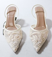 Zara tacchi donna ricamati in