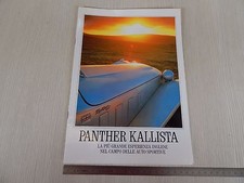 DEPLIANT ORIGINALE PANTHER KALLISTA IN ITALIANO BROCHURE PROSPEKT 