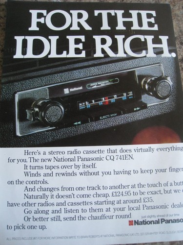 For the idle rich stereo - the, radio