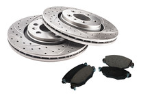 Brake Disc Rotors + Pads for