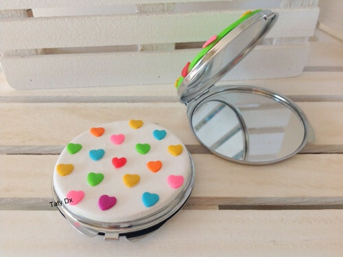 Specchietto borsa base bianca - specchietto,
