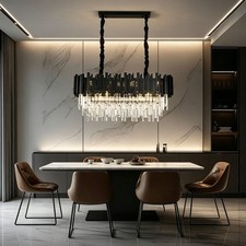 Lampadario cristallo quadrato