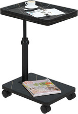 Tavolino Da Divano - Tavolino Divano Rotazione 360° E Con Ruote - Tavolini Da Di