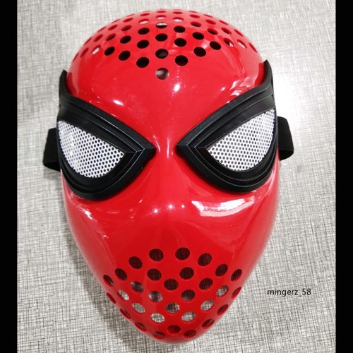 Spider man face - con, fori