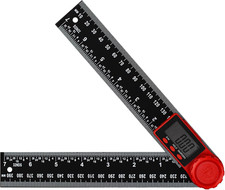 Goniometro Digitale 360°,Misuratore Angoli,Righello Angolare Digitale,Con Doppia