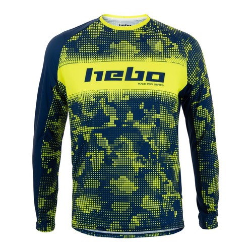 Camicia hebo race pro giallo - race, v