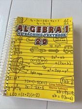 Algebra 1 A Teaching Textbook 2.0 Large Spiral Homeschool Paperback Book Sabouri