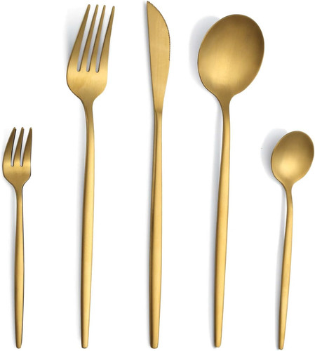 Set posate oro - per, 6