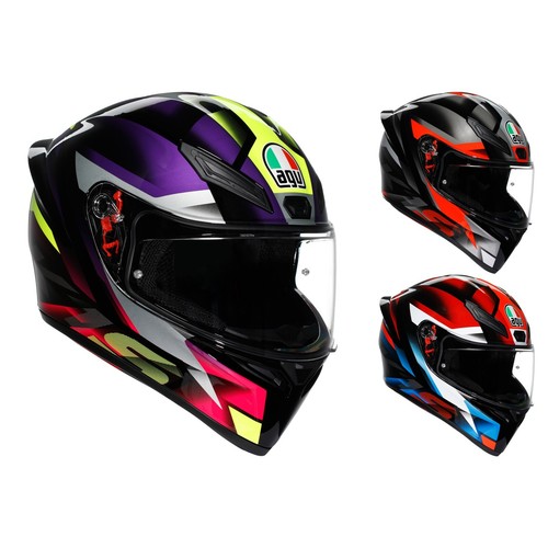 Casco moto agv fastlap - s,