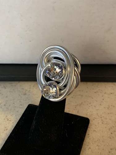 Anello jeff lieb cristallo - lieb,