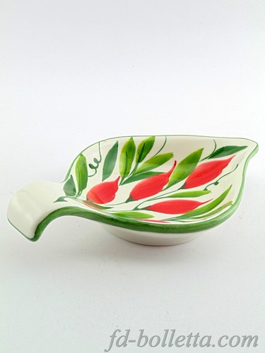 Salsiera ceramica pitturata - , a