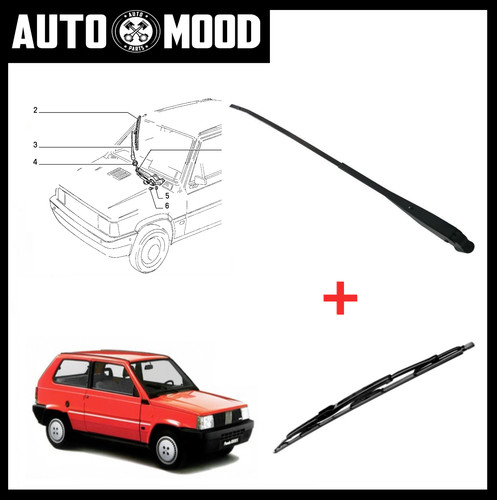Braccio tergi fiat panda dal - panda,