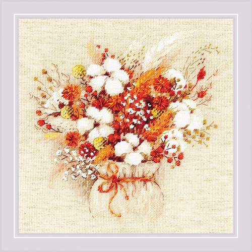 Riolis kit punto croce bouquet - punto,