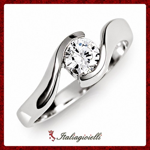Delizioso anello solitario - anello,
