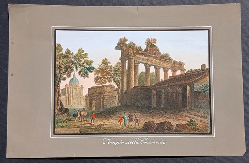 Stampa antica acciaio 1850 - antica,