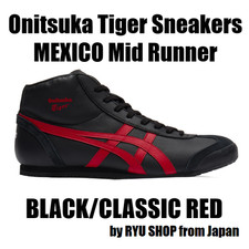 Onitsuka Tiger Sneaker MEXICO Mid Runner 1183B577.001 NERO/ROSSO CLASSICO