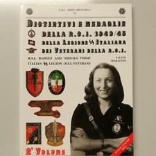 L016 - Libro Distintivi e Medaglie della R.S.I 1943/45 - 2°Volume 1994 Sparacino