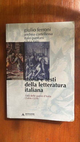 Storia testi della - storia, e