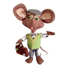 *HH* Pupazzo Vintage Topo Gigio Giocattolo Gioco Antico Lenci Old Toy Topolino