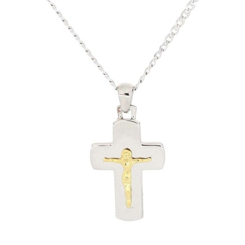 Collana crocifisso uomo - collana,