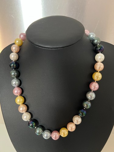 Collana perle con nucleo di - con,