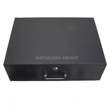 Nuovo 3U Cassetto Rack Mount DJ 19" Custodia, Attrezzatura 3 Spazi Cassetto Profondo, Nero Lotto