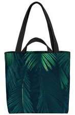 Borsa foglie di palma verde