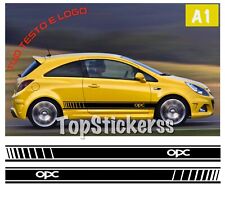 OPEL Corsa adesivi laterali Strisce VINILE Fasce laterali Adesive per Opel Corsa