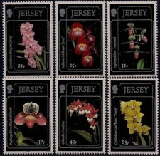 Maglia 1999 Orchidee Fiori Piante Natura 6v set MNH