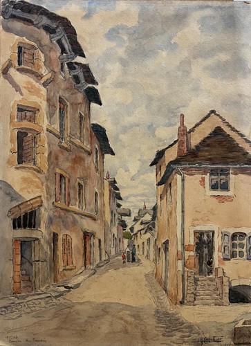 Aquarelle firmata - aquarelle, a
